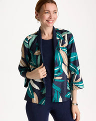 Travelers™ Collection Palm Crushed Jacket Kings Navy - Chico's