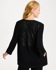 Travelers™ Collection Lace Jacket Travelers Black - Chico's