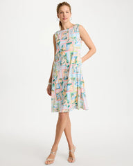 Jersey Knit Positano Shift Dress Bondi Blue - Chico's
