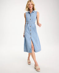 Sleeveless Denim Dress Medium Indigo Wash - Chico's