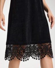 Travelers™ Lace Hem V-Neck Dress Travelers Black - Chico's