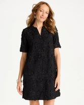 3D Floral Dress Black - Chico's