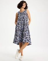 Zenergy® UPF Posh Dots Midi Dress Blue Muse - Chico's