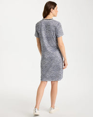 Zenergy® UPF Crochet Contrast Trim Dress Blue Muse - Chico's