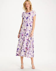 Travelers™ Amethyst Iris Maxi Dress Rich Amethyst - Chico's