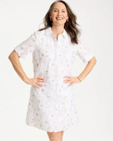 3D Floral Embroidered Dress Alabaster - Chico's