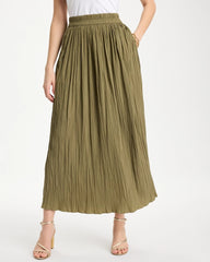 Sea Island Pull-On Maxi Skirt Lichen - Chico's