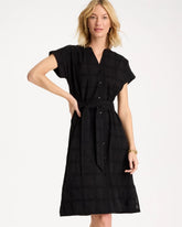 Embroidered Cotton Shirtdress Black - Chico's