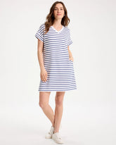 Zenergy® Soft Striped Contrast Dress Starlit Navy - Chico's