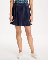 Zenergy® Micro Plisse Pull-On Skort Passport Blue - Chico's