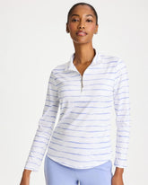 Zenergy® UPF Caviar Half Zip Blue Muse - Chico's