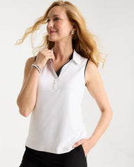 Zenergy® UPF Contrast Polo Alabaster - Chico's