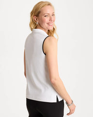 Zenergy® UPF Contrast Polo Alabaster - Chico's