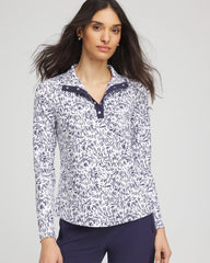 Zenergy® UPF Palma Pullover Passport Blue - Chico's