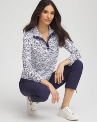 Zenergy® UPF Palma Pullover Passport Blue - Chico's