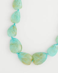 Ocean Resin Beaded Necklace Turquoise - Chico's