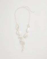 Silvertone Shell Charm Y-Necklace Silver - Chico's
