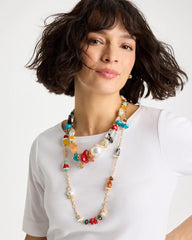 Chico's Originals Short Beaded Necklace Multi - Chico's