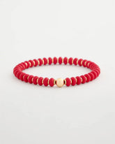 Red Beaded Stretch Bracelet Red - Chico's