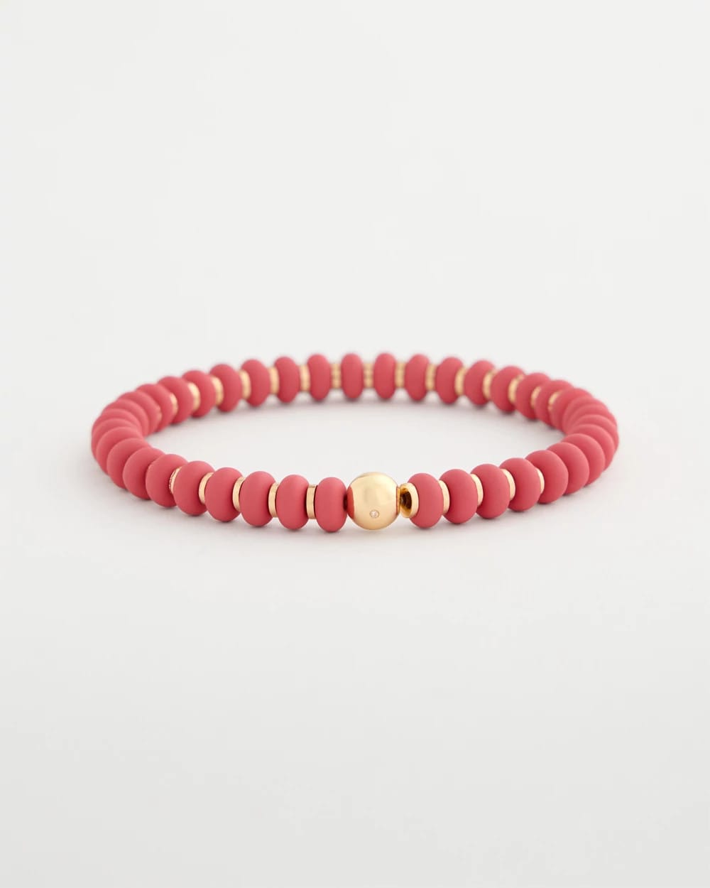Coral Inspired Round Stretch Bracelet Coral - Chico's
