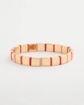 Glam Goldtone Slice Stretch Bracelet Coral - Chico's