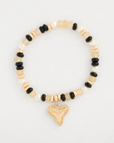 Shark's Tooth Stretch Bracelet Black - Chico's