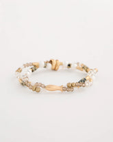 Jasper Stone Beaded Stretch Bracelet Neutral - Chico's