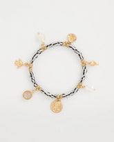 Beachy Charm Stretch Bracelet Black - Chico's