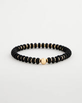 Black Round Stretch Bracelet Black - Chico's