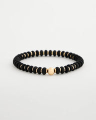 Black Round Stretch Bracelet Black - Chico's