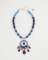 Americana Mixed Media Pendant Necklace Multi - Chico's