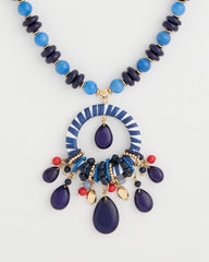 Americana Mixed Media Pendant Necklace Multi - Chico's