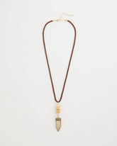 Tooth Pendant Corded Necklace Neutral - Chico's