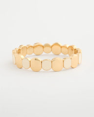 White Resin Glam Stretch Bracelet White - Chico's