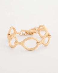 Goldtone Open Link Toggle Bracelet Gold - Chico's