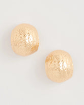Crinkle Goldtone Hoop Earrings Gold - Chico's