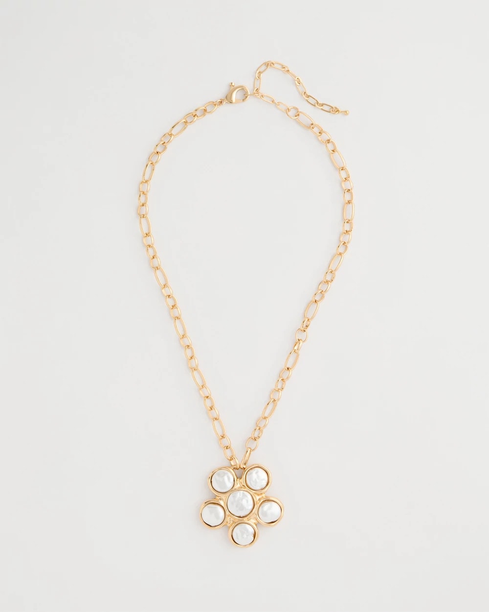 Siren Faux Pearl Pendant Necklace Pearl - Chico's