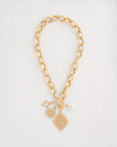 Toggle Cameo Charm Necklace Gold - Chico's