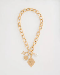 Toggle Cameo Charm Necklace Gold - Chico's