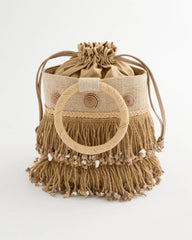 Chico's Originals Bamboo Bucket Bag Natural - Chico's