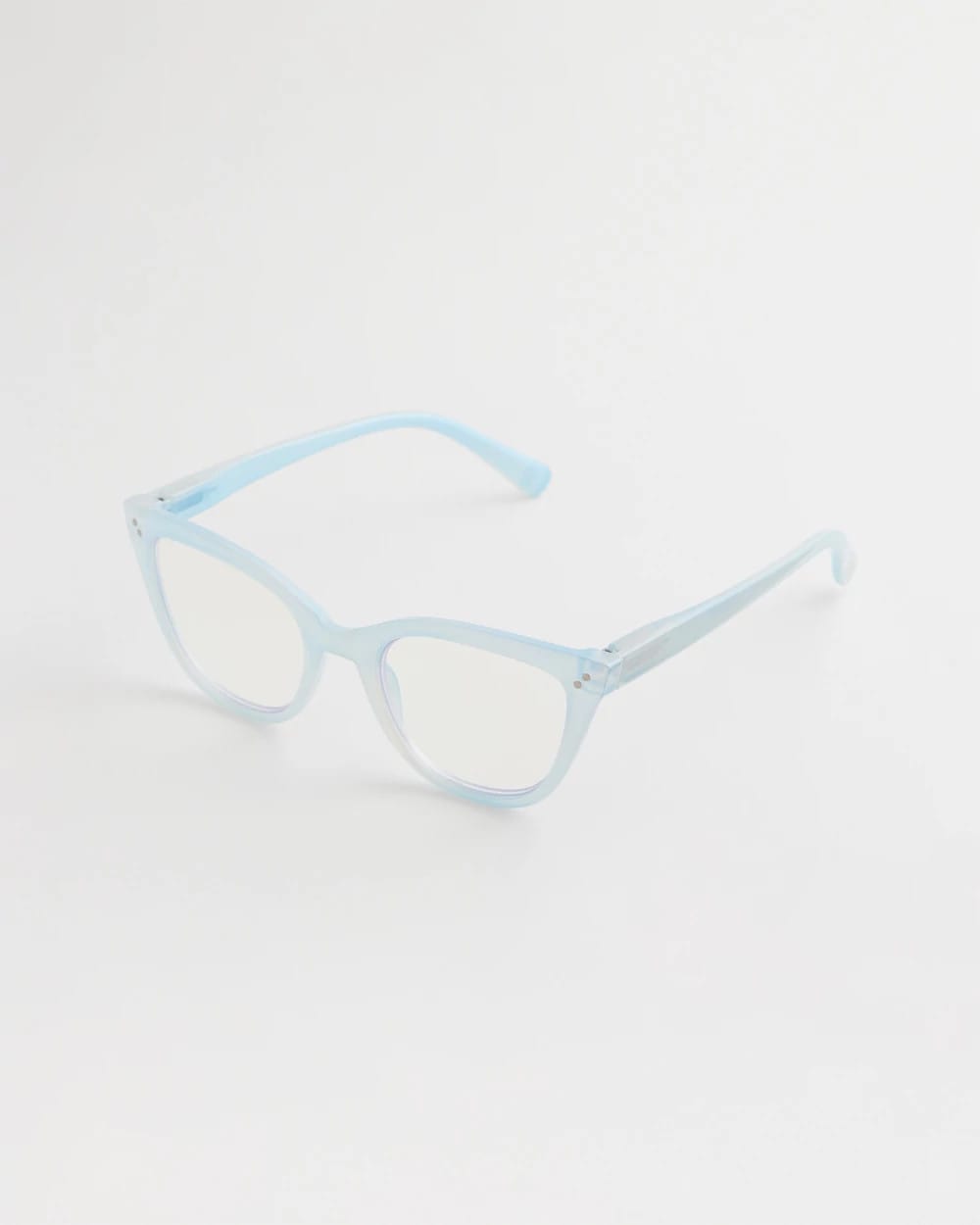 Pearlescent Cat Eye Readers Light Blue - Chico's