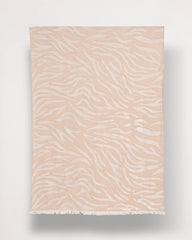 Neutral Zebra Jacquard Oblong Scarf Neutral - Chico's