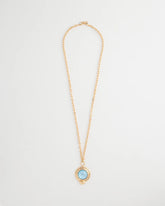 Twice As Nice Aqua Pendant Necklace Aqua - Chico's