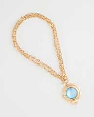 Twice As Nice Aqua Pendant Necklace Aqua - Chico's