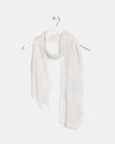 Textured Palms Oblong Scarf White - Chico's