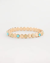 Quartz Stone Small Stretch Bracelet Light Blue - Chico's