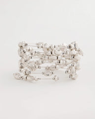 Silvertone Coil Bracelet Silver - Chico's