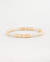 White Enamel Hinge Bangle White - Chico's