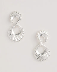 Silvertone Doorknocker Earrings Silver - Chico's
