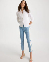 Textured Button-Front Cardigan Alabaster - Chico's